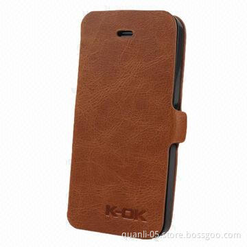 PU Leather Case for iPhone 5, Various Colors Available, OEM Orders Accepted